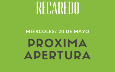 ¡Volvemos! Reapertura RECAREDO, Toledo.