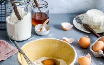 Bizcocho de naranja y avena